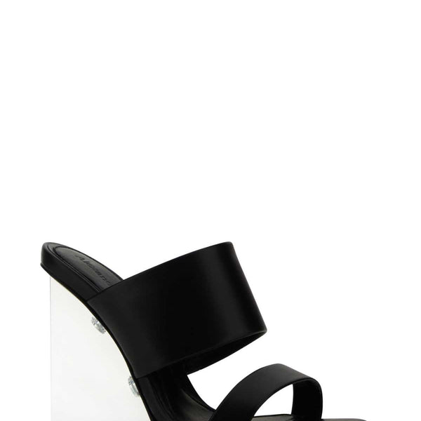 Alexander McQueen Accessories? Alexander Mcqueen Women Black Leather Shard Mules Premium Everyday Designer Accessory