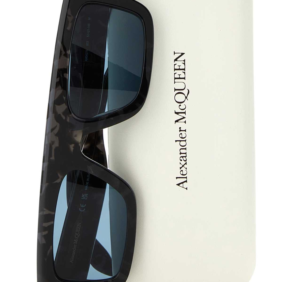 Alexander McQueen Sunglasses? Alexander Mcqueen Women Multicolor Acetate Sunglasses Luxury Designer UV Sunglasses