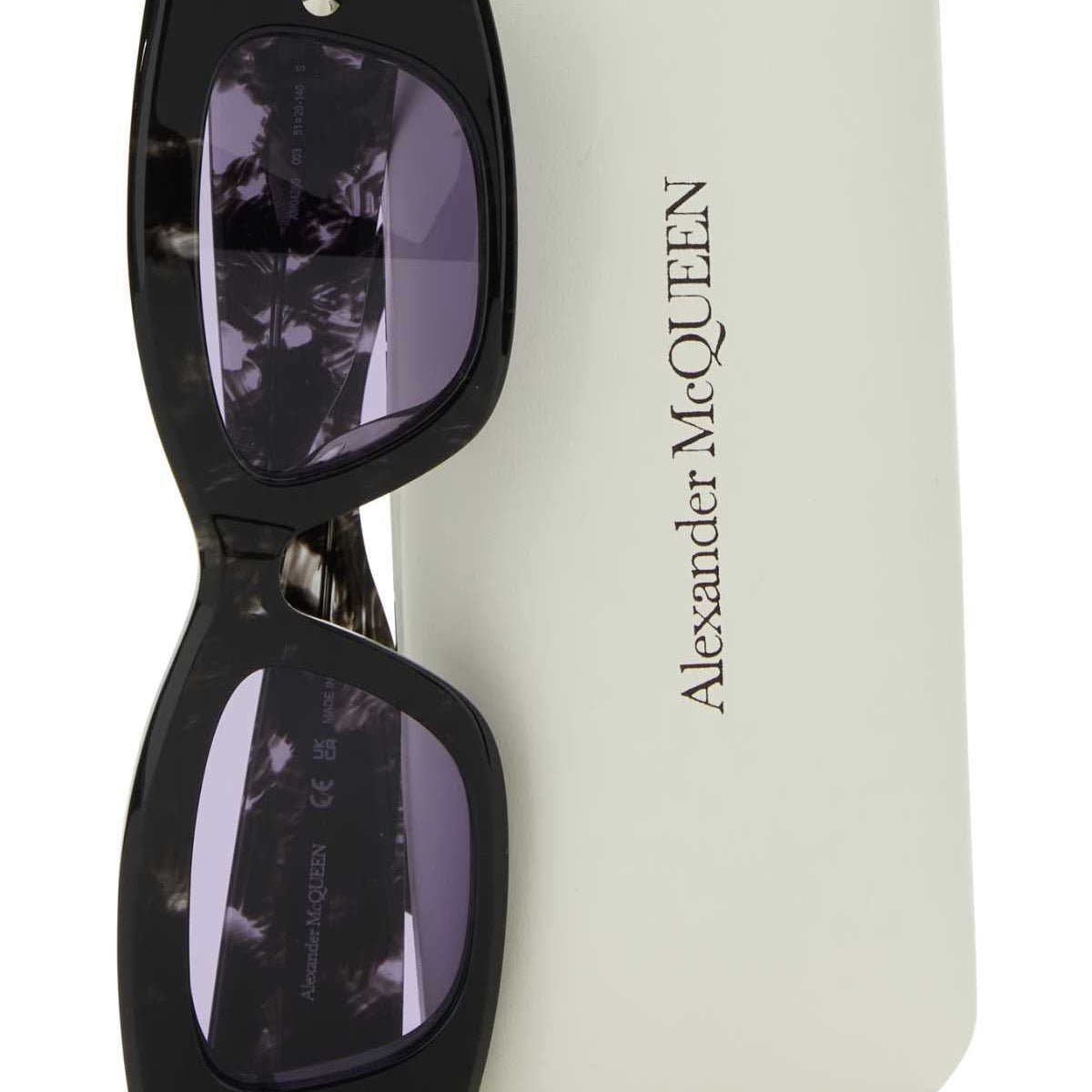 Alexander McQueen sunglasses side profile designer luxury fashion