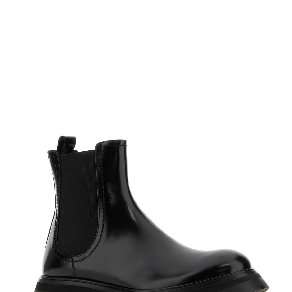 Alexander McQueen premium boots & booties detail and craftsmanship close-up