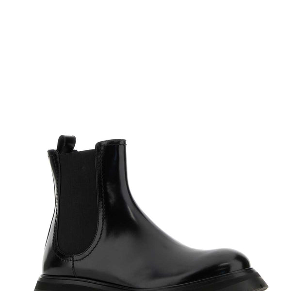 Alexander McQueen premium boots & booties detail and craftsmanship close-up