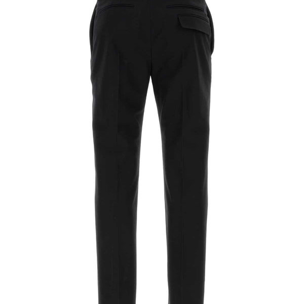 Alexander McQueen Pants? Alexander Mcqueen Men Black Cotton Pant Premium Designer Casual Trousers