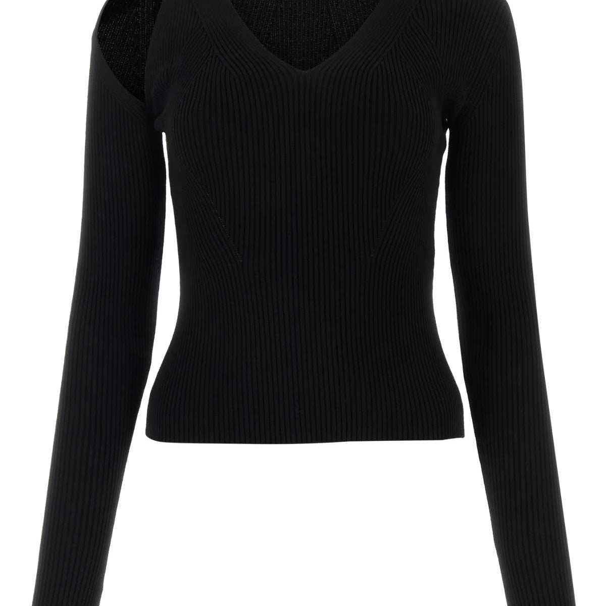 Alexander McQueen Sweaters? Alexander Mcqueen Women Black Wool Blend Sweater Luxury Designer Knit Sweater