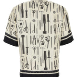 Fendi premium blouses detail and craftsmanship close-up