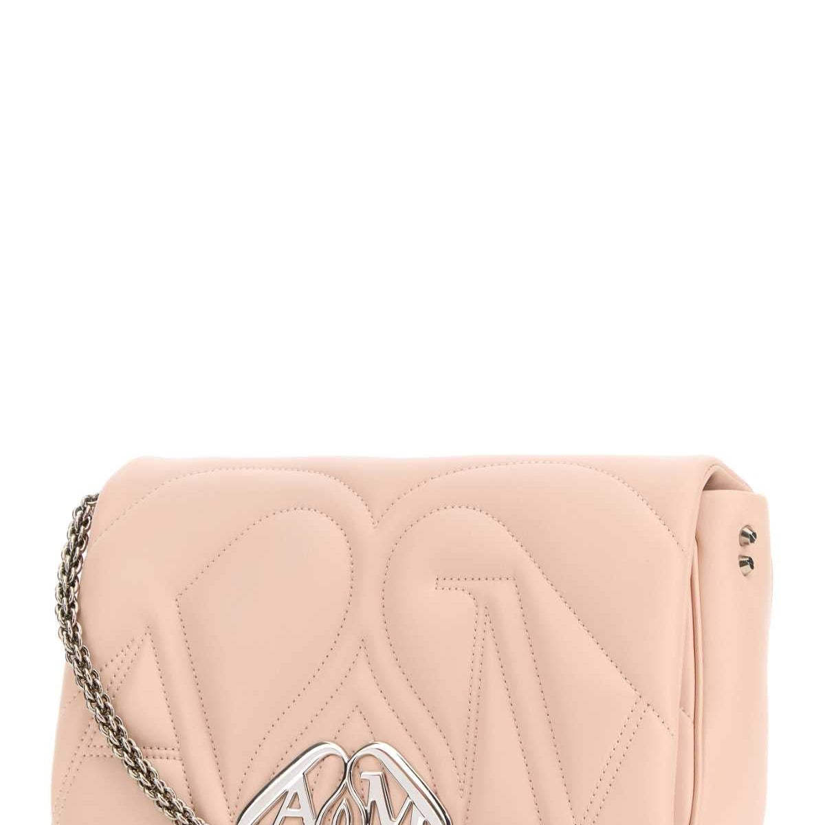 Alexander McQueen premium cross body bags detail and craftsmanship close-up
