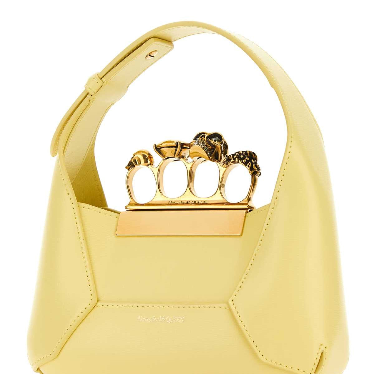 Alexander McQueen premium shoulder bags detail and craftsmanship close-up