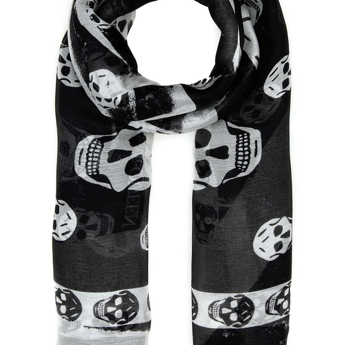 Alexander McQueen Accessories? Alexander Mcqueen Women Printed Silk Foulard Luxury Designer Fashion Accessory