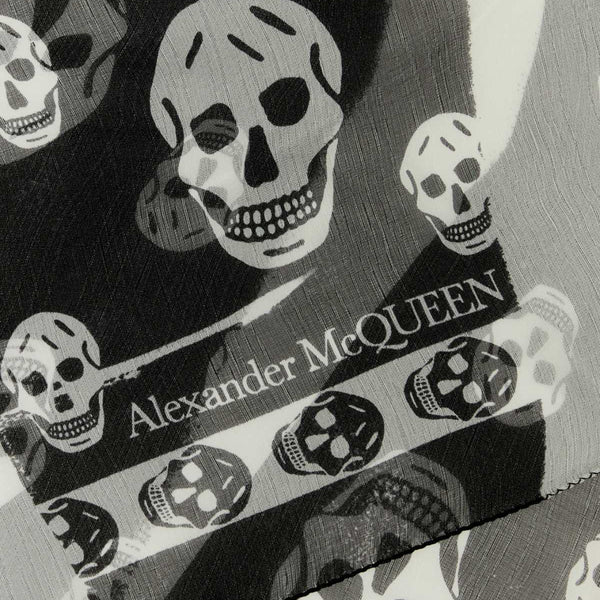 Alexander McQueen premium scarves & wraps detail and craftsmanship close-up
