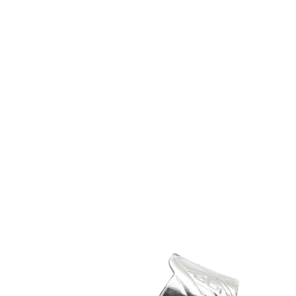 Alexander McQueen Accessories? Alexander Mcqueen Women Silver Leather Slippers Premium Everyday Designer Accessory