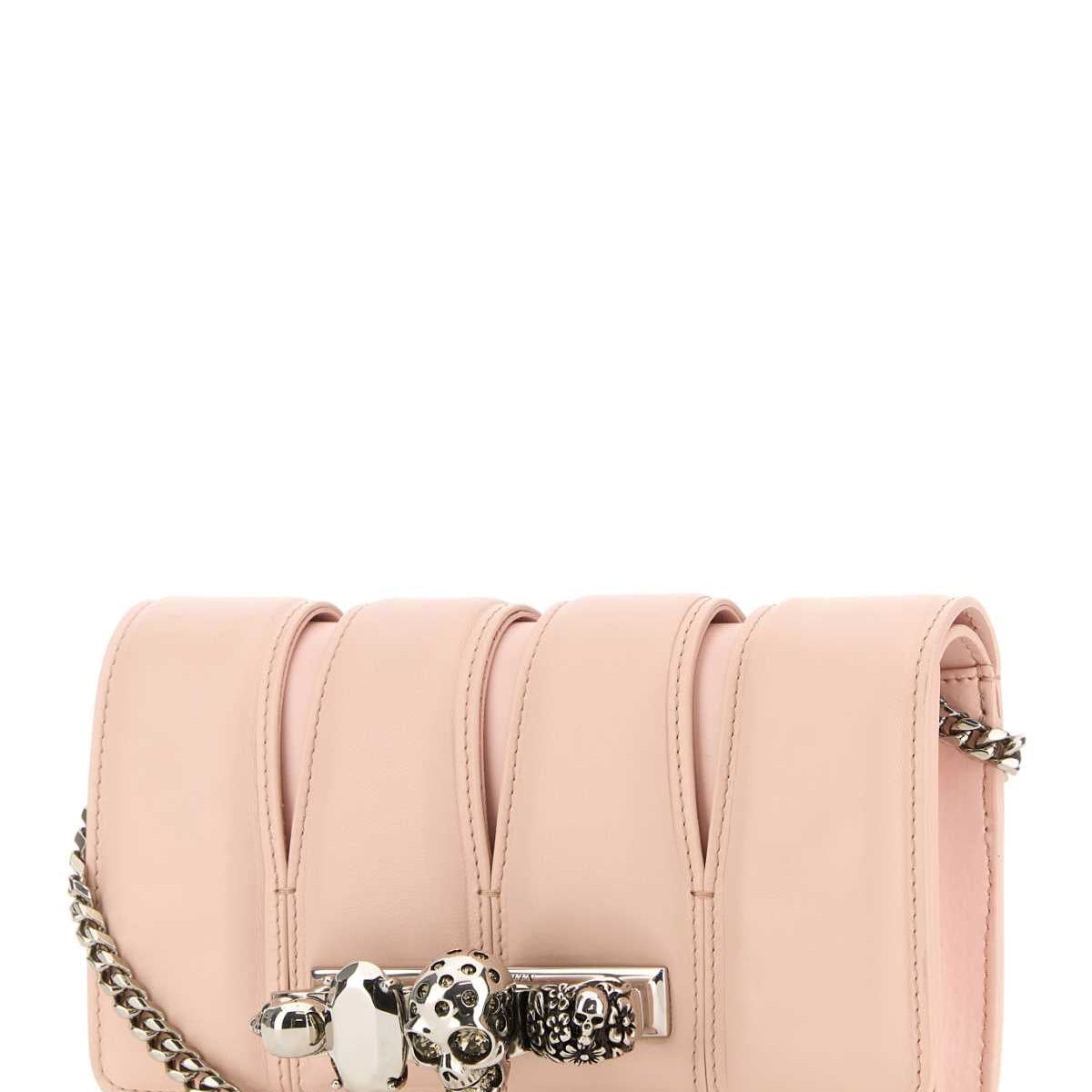 Alexander McQueen Bags? Alexander Mcqueen Women Pink Leather The Slash Clutch Elegant Everyday Designer Handbag