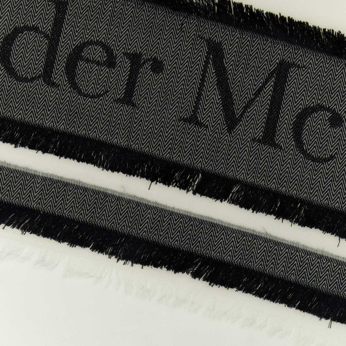 Alexander McQueen Accessories? Alexander Mcqueen Women Ivory Wool Blend Foulard Premium Everyday Designer Accessory