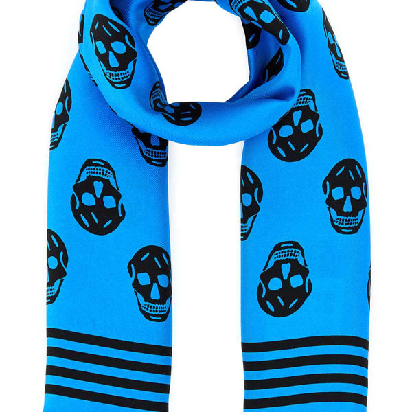 Alexander McQueen Accessories? Alexander Mcqueen Men Printed Satin Foulard Luxury Designer Fashion Accessory