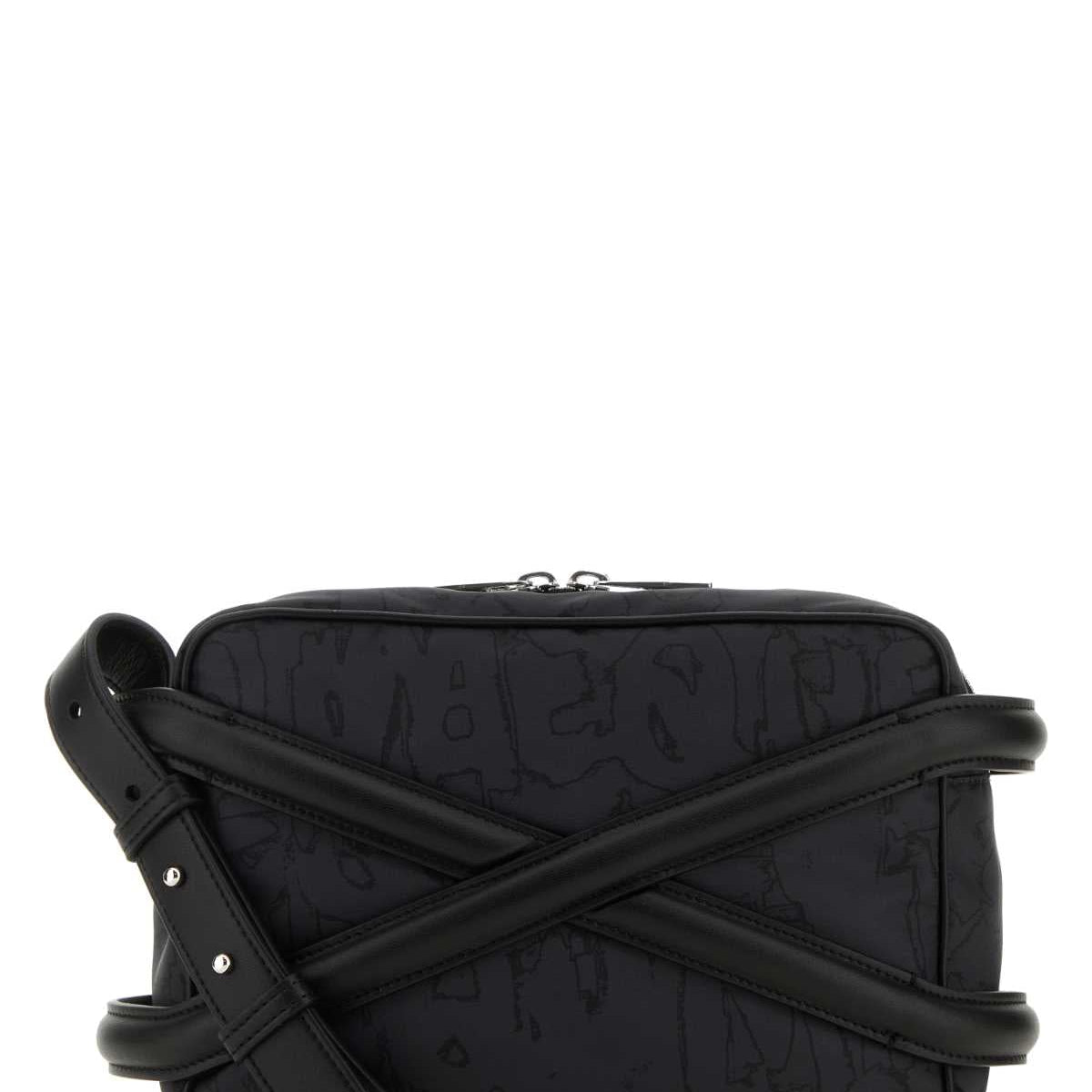 Alexander McQueen Bags? Alexander Mcqueen Men Black Nylon Harness Crossbody Bag Elegant Everyday Designer Handbag