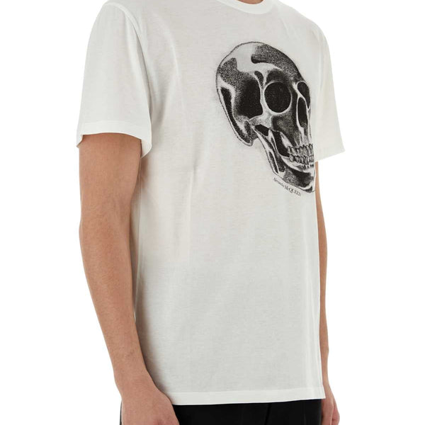 Alexander McQueen T-Shirts? Alexander Mcqueen Men White Cotton T-Shirt Premium Designer Cotton T-Shirt
