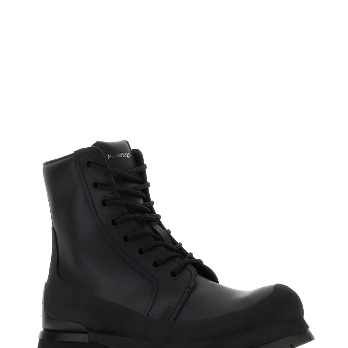 Alexander McQueen Shoes? Alexander Mcqueen Men Black Leather Wander Ankle Boots Premium Designer Casual Shoes