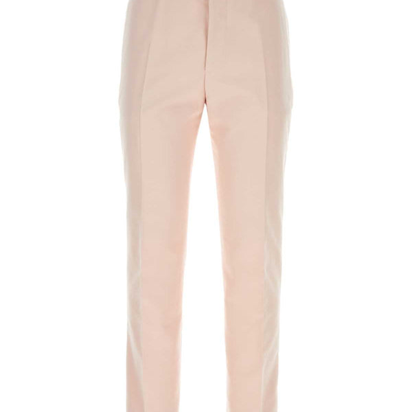 Alexander McQueen Pants? Alexander Mcqueen Men Pastel Pink Twill Pant Premium Designer Casual Trousers