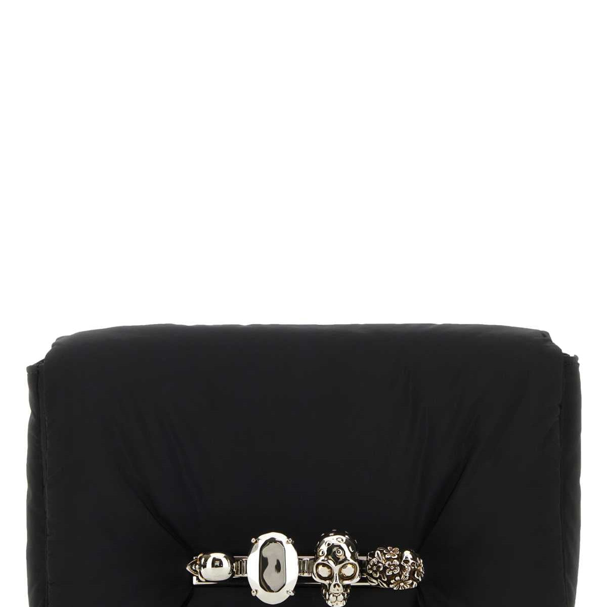 Alexander McQueen Bags? Alexander Mcqueen Men Black Nylon The Puffy Knuckle Belt Bag Premium Designer Shoulder Bag