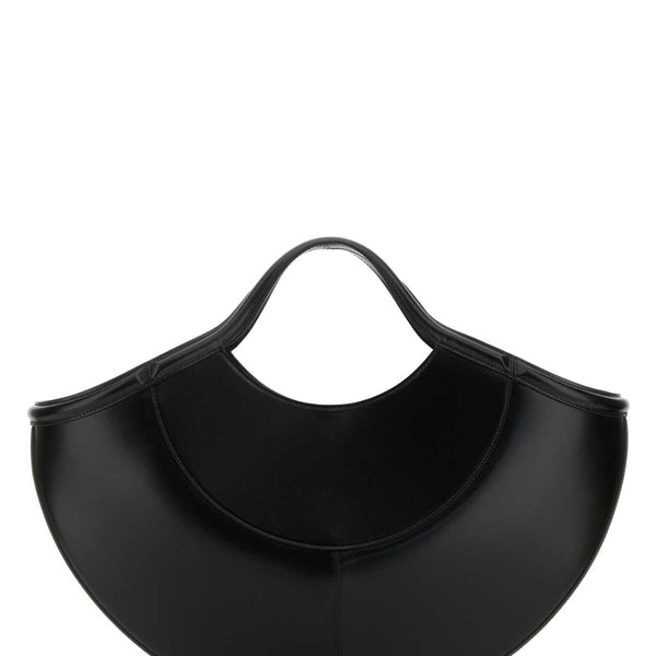 Alexander McQueen Bags? Alexander Mcqueen Women Black Leather The Cove Shopping Bag Luxury Designer Leather Handbag