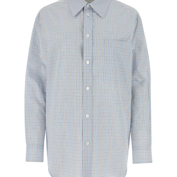 Bottega Veneta Tops? Bottega Veneta Women Embroidered Cotton Blend Shirt Premium Designer Casual Top