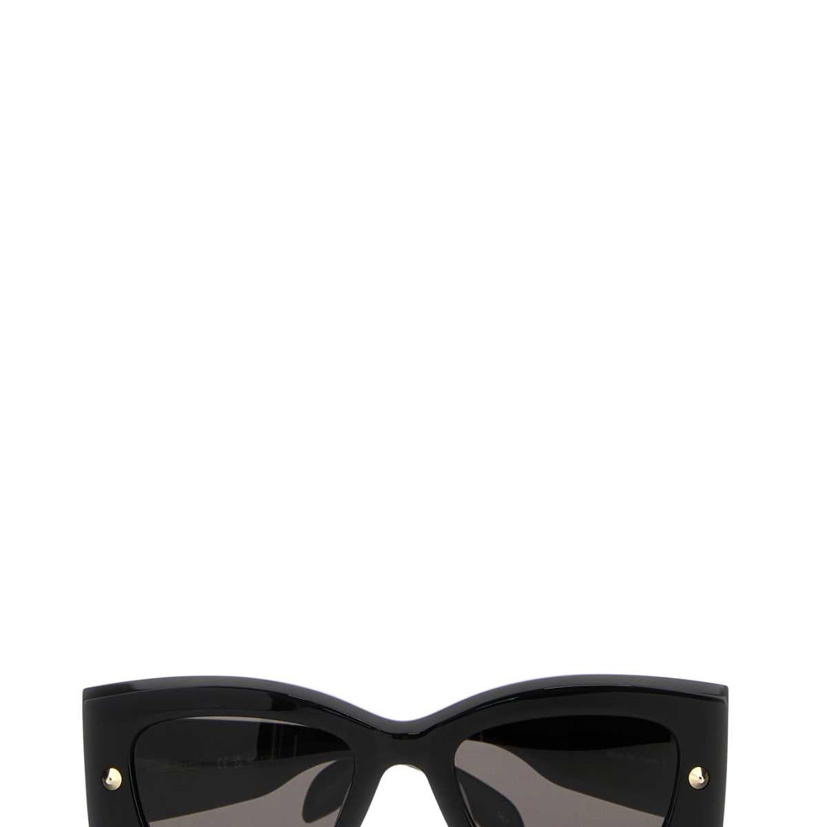 Alexander McQueen premium sunglasses detail and craftsmanship close-up