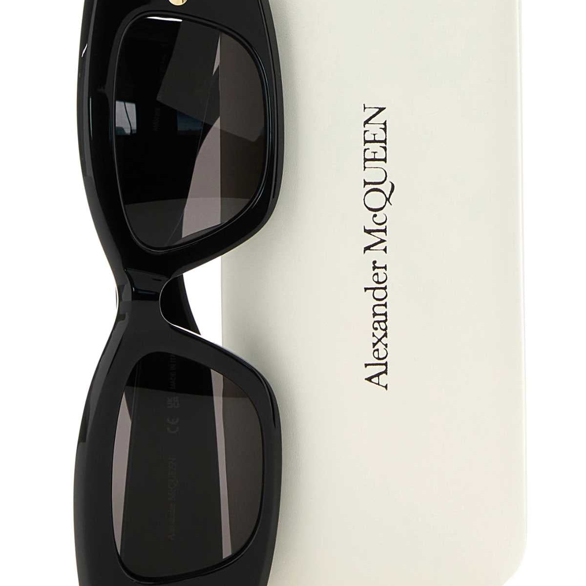 Alexander McQueen sunglasses side profile designer luxury fashion