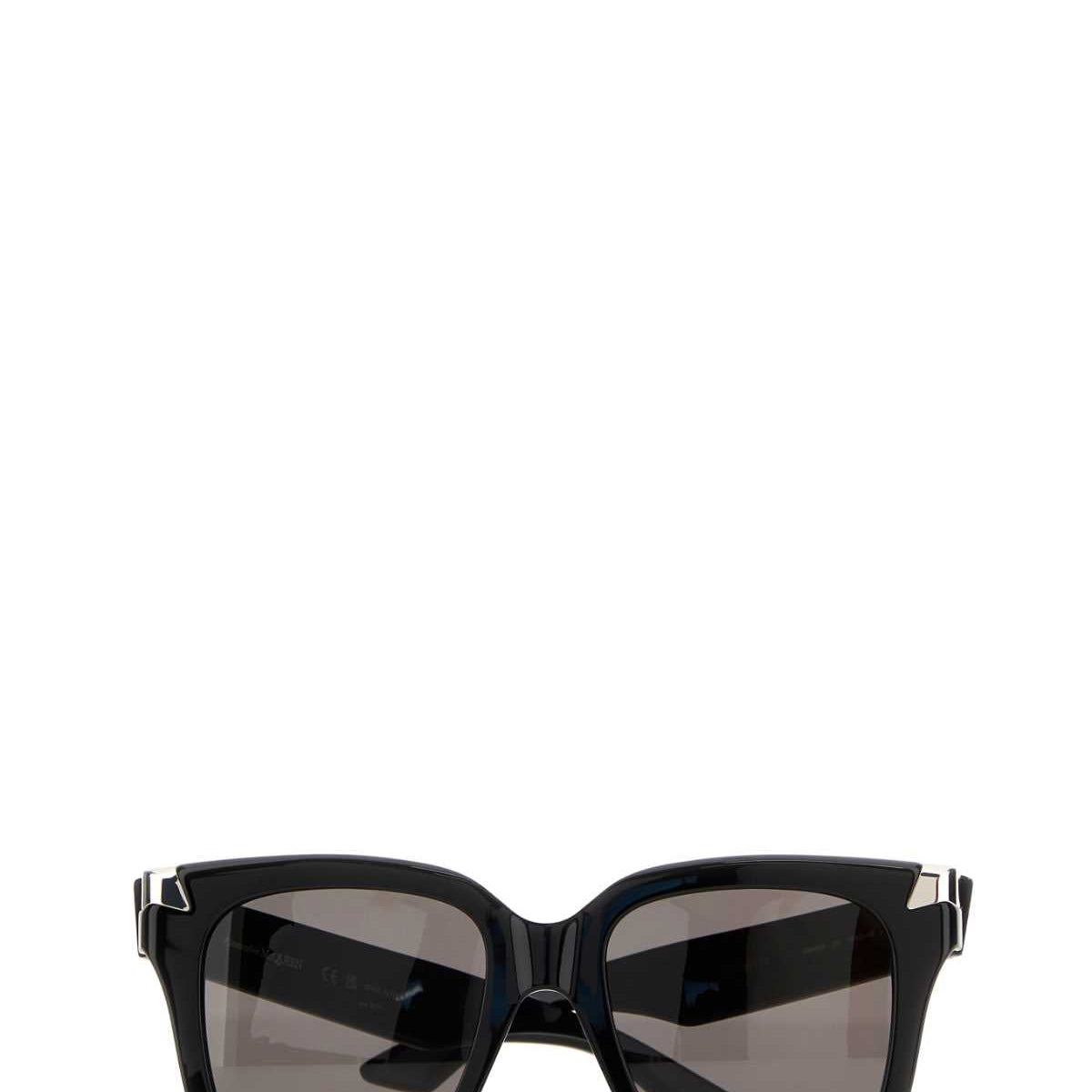 Alexander McQueen premium sunglasses detail and craftsmanship close-up