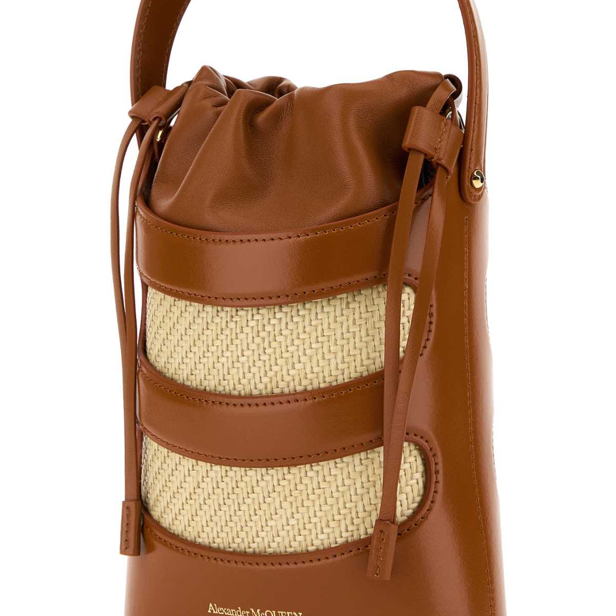 Alexander McQueen premium shoulder bags detail and craftsmanship close-up