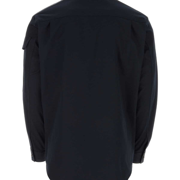 Alexander McQueen Tops? Alexander Mcqueen Men Midnight Blue Oxford Shirt Premium Designer Casual Top