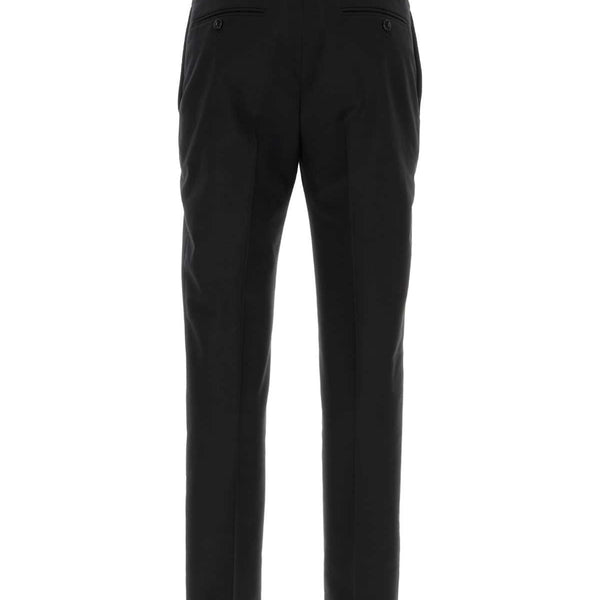 Alexander McQueen premium pants detail and craftsmanship close-up