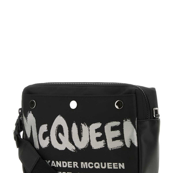 Alexander McQueen premium cross body bags detail and craftsmanship close-up