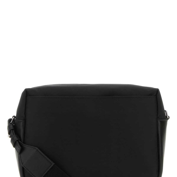 Alexander McQueen Bags? Alexander Mcqueen Men Black Fabric Mcqueen Graffiti Crossbody Bag Premium Designer Shoulder Bag
