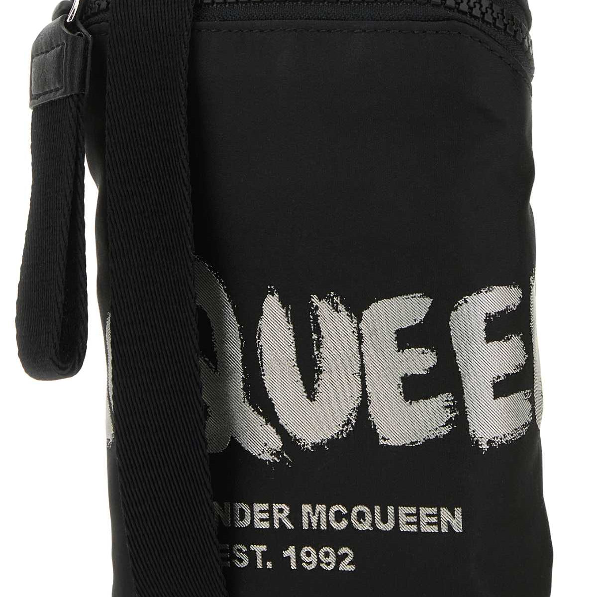 Alexander McQueen premium cross body bags detail and craftsmanship close-up