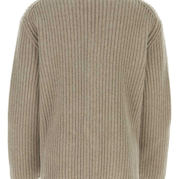 Bottega Veneta Sweaters? Bottega Veneta Men Cappuccino Wool Blend Cardigan Premium Casual Designer Knitwear
