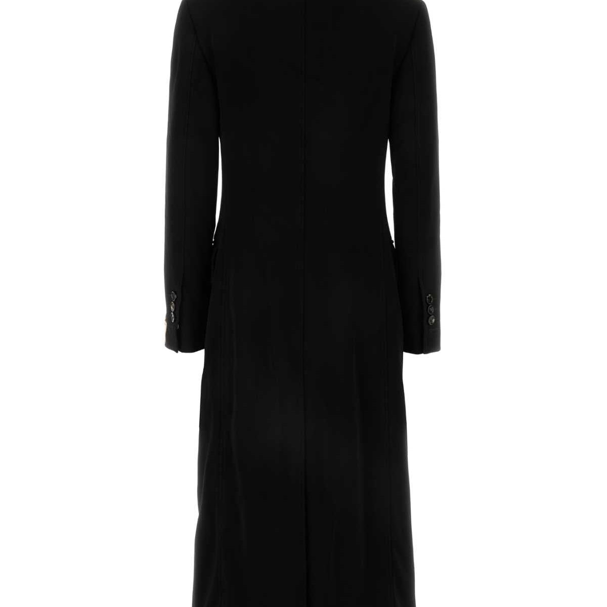 Bottega Veneta Jackets? Bottega Veneta Women Black Jersey Coat Luxury Designer Outerwear Jacket