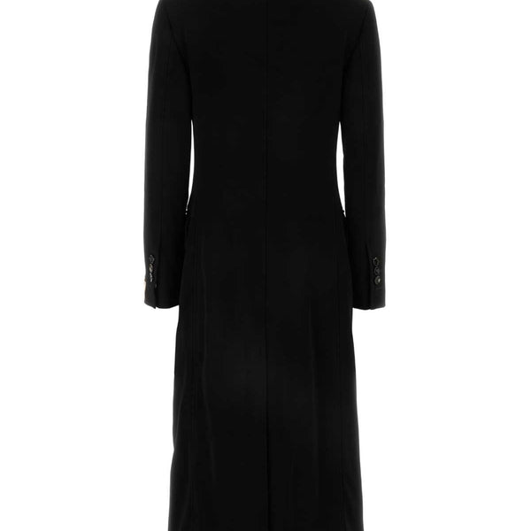 Bottega Veneta Jackets? Bottega Veneta Women Black Jersey Coat Luxury Designer Outerwear Jacket
