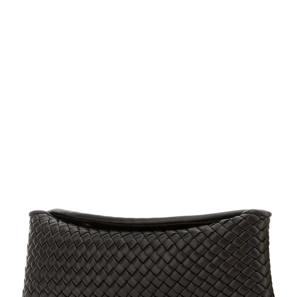 Bottega Veneta Bags? Bottega Veneta Women Chocolate Nappa Leather Cobble Clutch Premium Designer Shoulder Bag