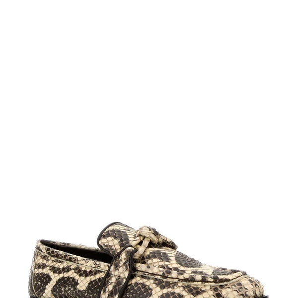 Bottega Veneta premium loafers detail and craftsmanship close-up