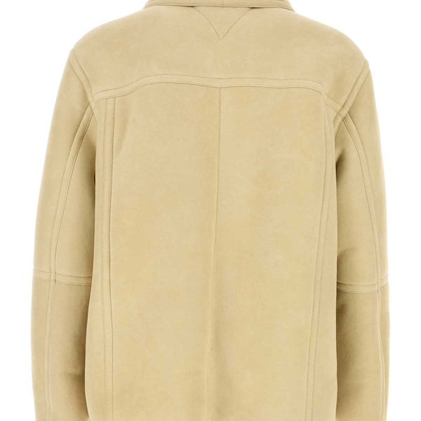 Bottega Veneta Jackets? Bottega Veneta Men Sand Shearling Jacket Luxury Designer Outerwear Jacket