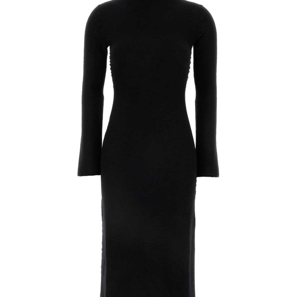 Bottega Veneta Dresses? Bottega Veneta Women Black Wool Dress Chic Everyday Designer Dress