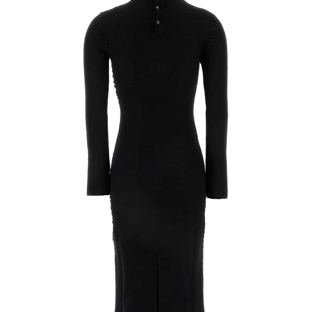 Bottega Veneta Dresses? Bottega Veneta Women Black Wool Dress Chic Everyday Designer Dress