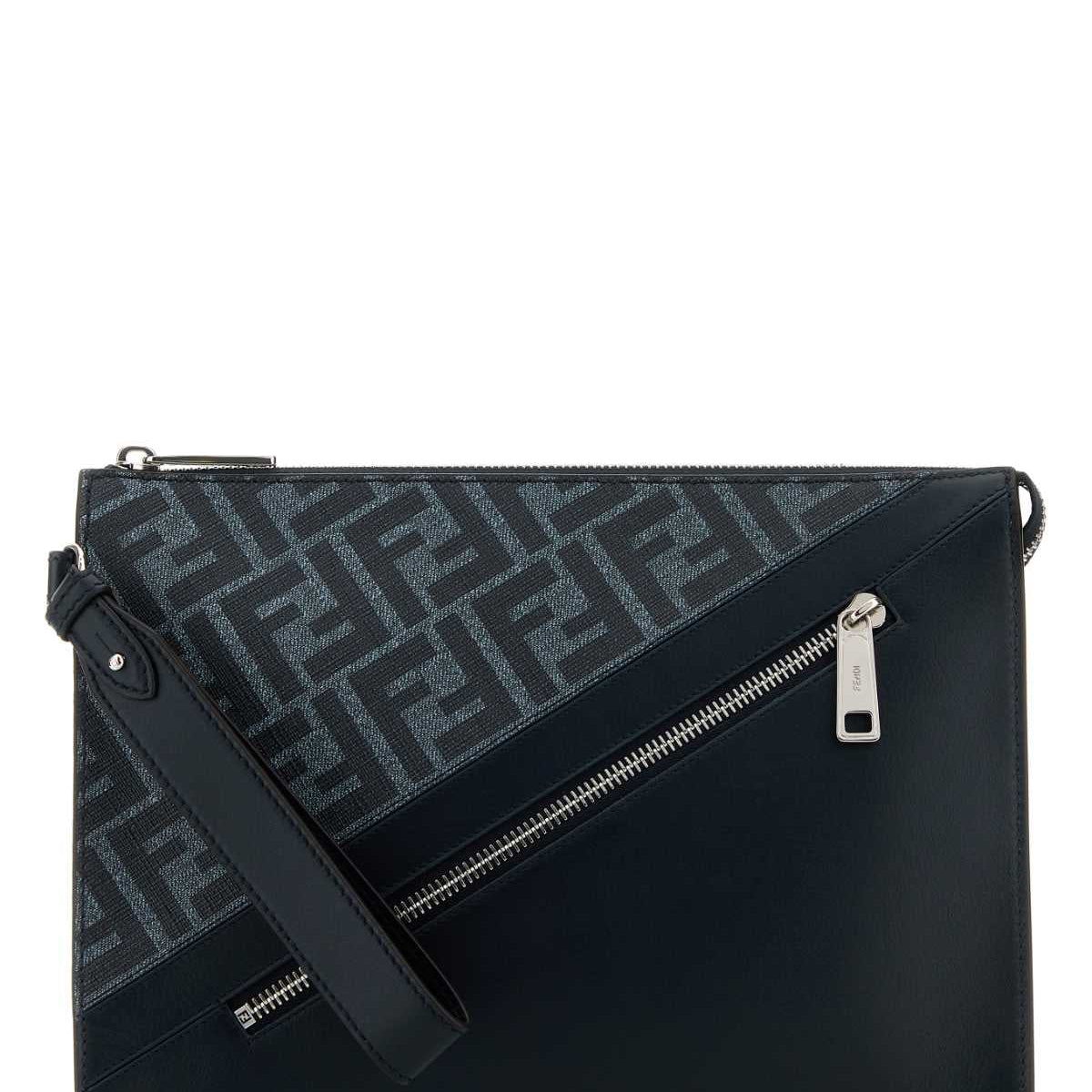 Fendi clutches luxury designer piece front view