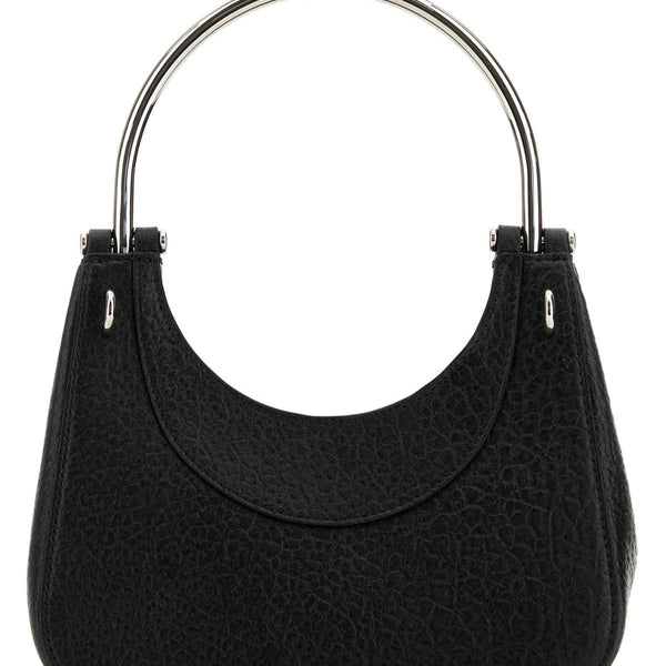 Alexander McQueen Bags? Alexander Mcqueen Women Black Leather Mini Cross-Bar Handbag Premium Designer Shoulder Bag