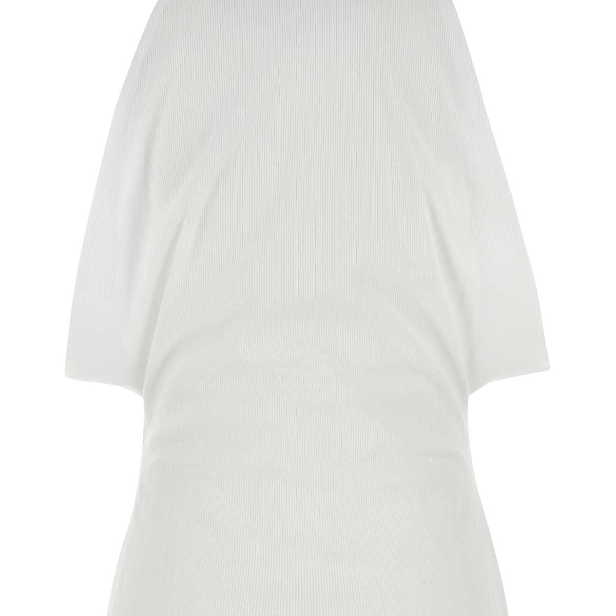 Alexander McQueen Tops? Alexander Mcqueen Women White Stretch Cotton Top Premium Designer Casual Top