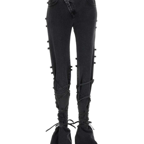 Alexander McQueen Jeans? Alexander Mcqueen Women Black Denim Jeans Classic Everyday Designer Jeans