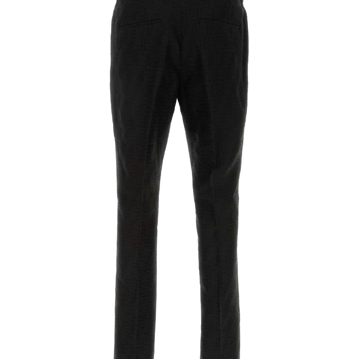 Fendi premium pants detail and craftsmanship close-up