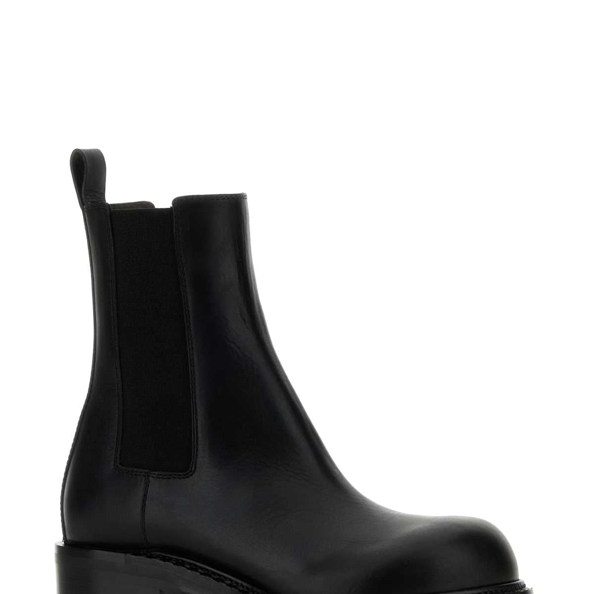 Bottega Veneta premium boots & booties detail and craftsmanship close-up