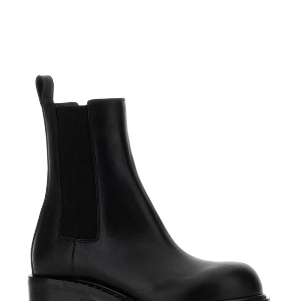 Bottega Veneta premium boots & booties detail and craftsmanship close-up