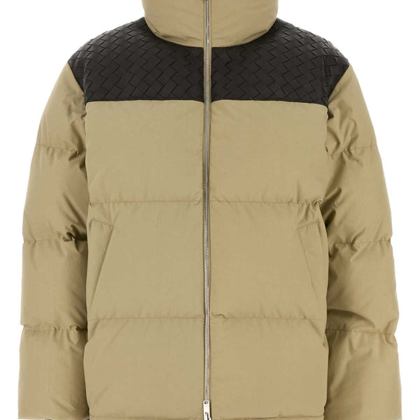Bottega Veneta Jackets? Bottega Veneta Women Beige Cotton Down Jacket Premium Casual Designer Jacket