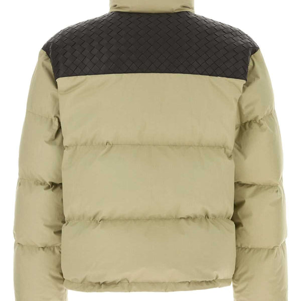 Bottega Veneta Jackets? Bottega Veneta Men Beige Poplin Down Jacket Premium Casual Designer Jacket