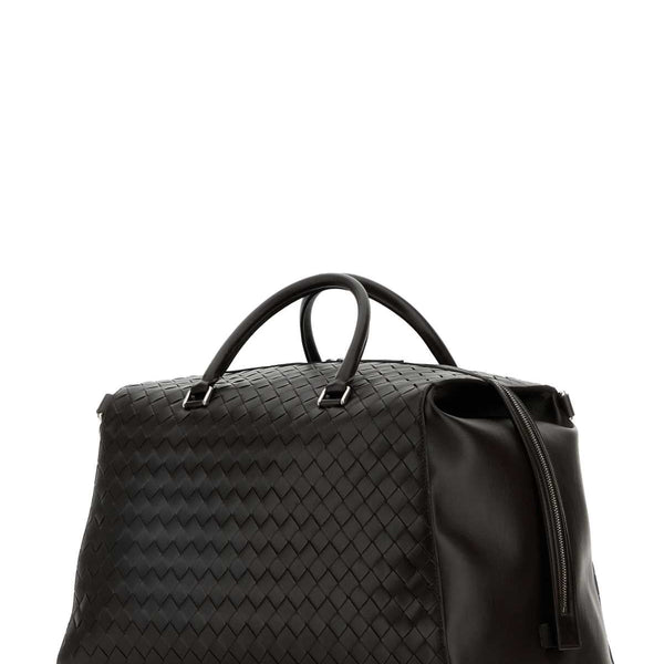 Bottega Veneta Bags? Bottega Veneta Men Dark Brown Weekender Tape Travel Bag Luxury Designer Leather Handbag